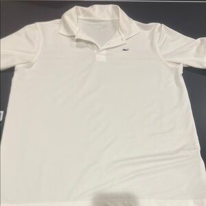 Vineyard Vines performance White Polo Shirt Relaxed Fit